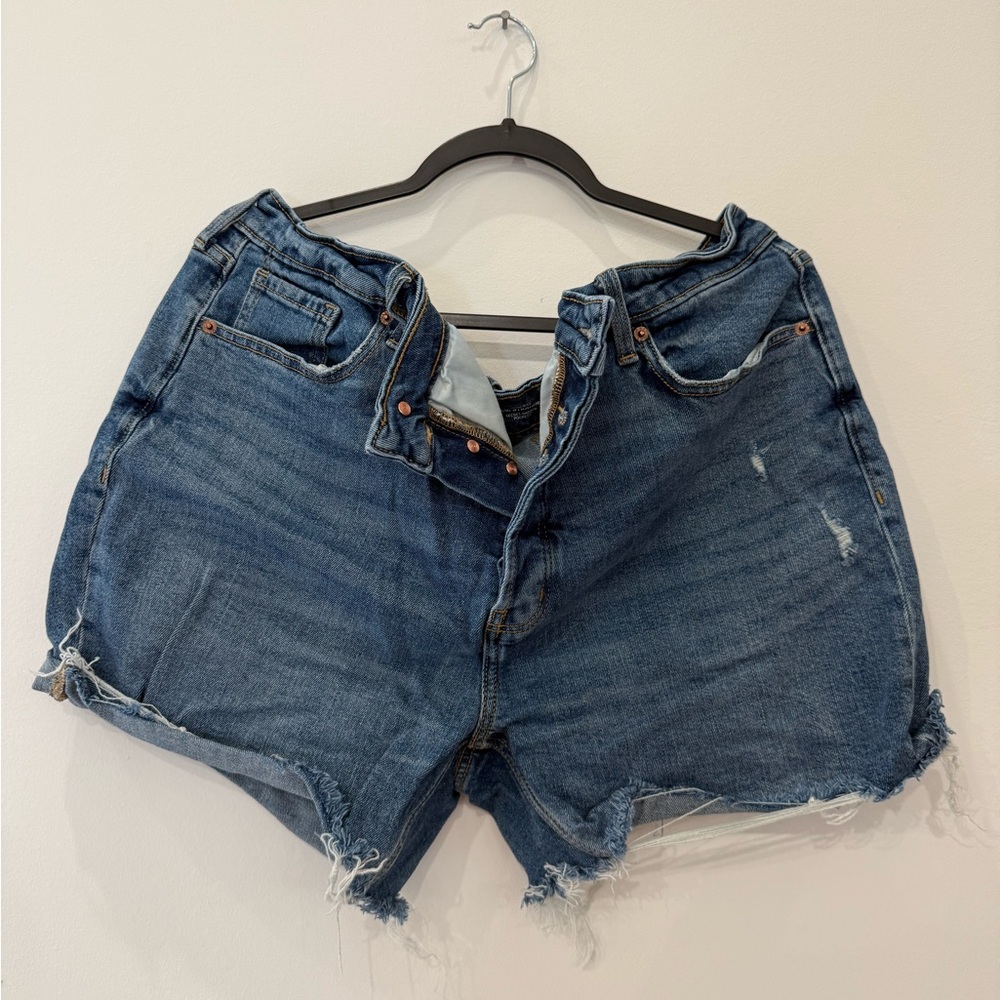 Old Navy Distressed Blue Denim Cutoff Shorts